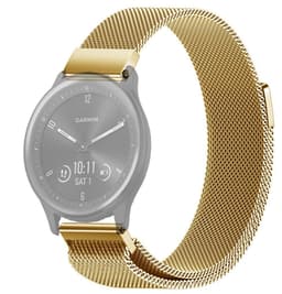 SKALO Milanese Loop til Garmin Vivomove 3S - Guld
