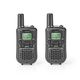 Nedis Walkie-talkie Set | 2 Håndsæt | Op til 5 km | Frekvens kanaler: 8 | PTT / VOX | Op til 2.5 Time | Sort