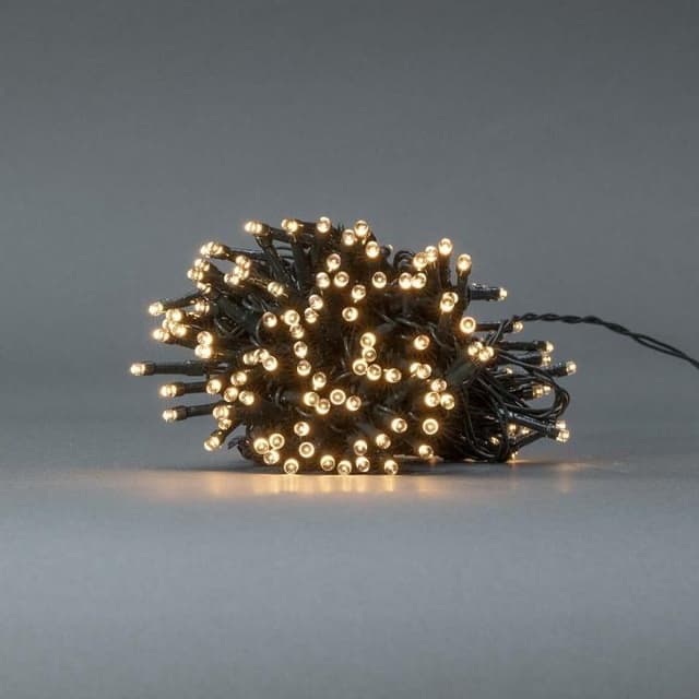 Nedis Julebelysning | Streng | 192 LED's | Varm Hvit | 14.40 m | Lyseffekter: 7 | Innendørs eller utendørs | Batteri drevet