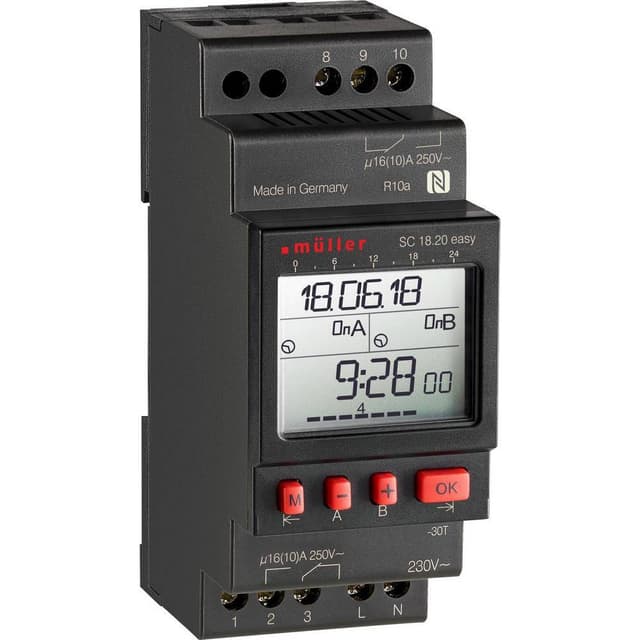 Müller SC 18.20 easy 12V ACDC Digitalt kopplingsur
