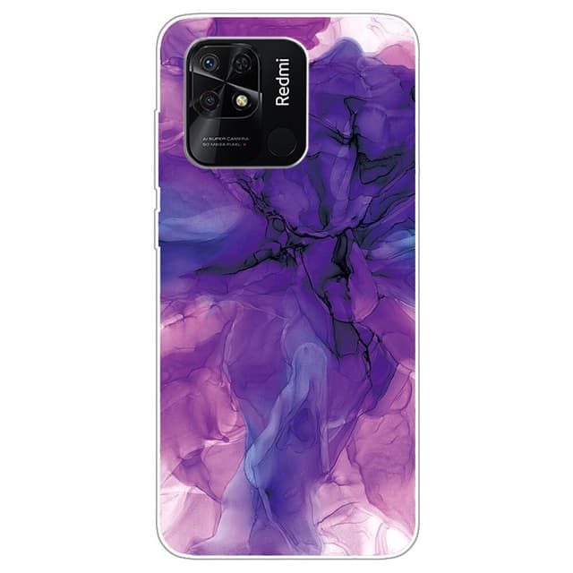 SKALO Xiaomi Redmi 10C Marmor TPU-cover - #6