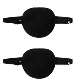 3D enkelt øyemaske 2-pak Svart