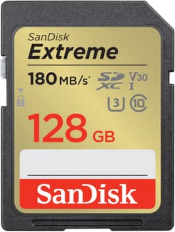 SanDisk Extreme® 128GB SDXC™ UHS-I-kort