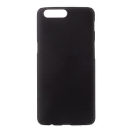 OnePlus 5 Deksel Plastskall Gummiert - Svart