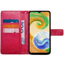 Mobilplånbok 3-kort Samsung Galaxy A04s - Rosa