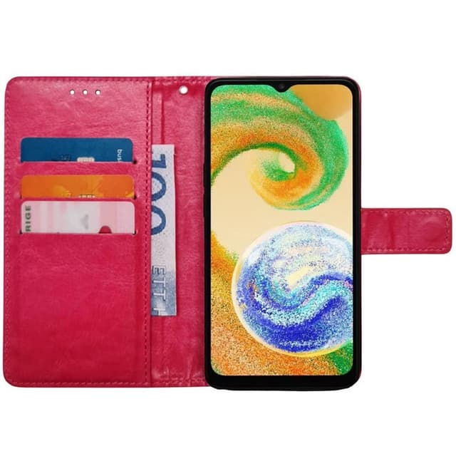 Mobilplånbok 3-kort Samsung Galaxy A04s - Rosa