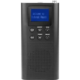 Roadstar TRA-70 Fickradio DAB+, FM DAB+, FM Svart