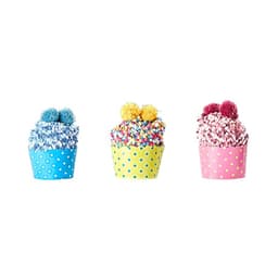 Fuzzy sokker til kvinder 3 par MultiColor 26x8 cm