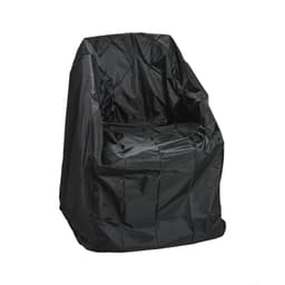 Terrassestolebetræk Sort 65x65x120/80 cm