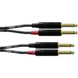 Cordial CFU 3 PP Audio Adapterkabel [2x Teleplugg 6.35