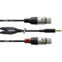 Cordial Audio Adapterkabel [1x Teleplugg 3.5 mm - 2x