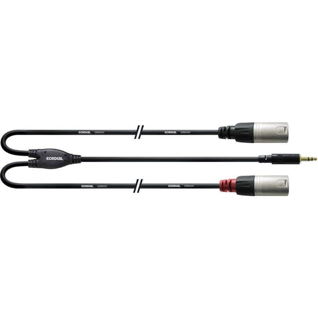 Cordial CFY 3 WMM-LONG Audio Adapterkabel [1x Teleplugg