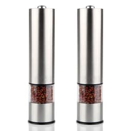 Elektrisk salt/pepparkvarn 2-pack Silver
