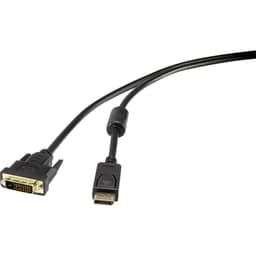 Renkforce DisplayPort / DVI Anslutningskabel 0.50 m