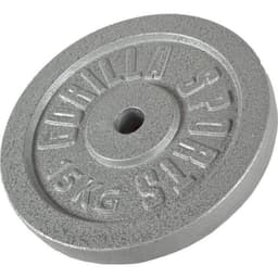Gorilla Sports Vektskiver JERN Sølv 15 kg