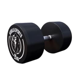 Gorilla Sports Dumbbells GS Rubber - 2,5-40 kg 35 kg