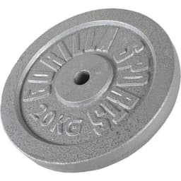 Gorilla Sports Vektskiver JERN Sølv 20 kg