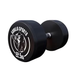 Gorilla Sports Dumbbells GS Rubber - 2,5-40 kg 22,5 kg