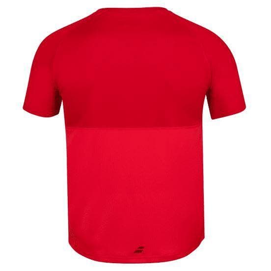 Babolat Play Crew Neck Tee Rød M