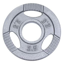 Gorilla Sports Vektskiver TRIGRIP Støpejern 51mm 2,5 kg