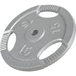 Gorilla Sports Vektskiver TRIGRIP Støpejern 31mm 15 kg