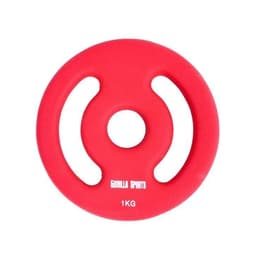 Gorilla Sports Vektskiver Neopren 31mm (par) 2 x 1 kg