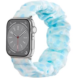 Scrunchie Elastisk armbånd Apple Watch SE 2022 (40mm) - Blueforal