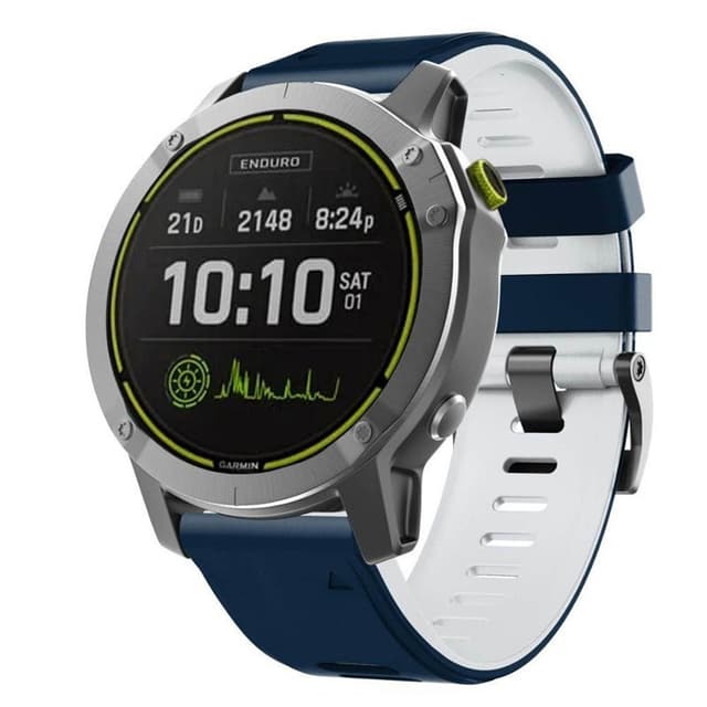 Twin Sport Rannekoru Garmin Enduro 2 - Sininenvalkoinen