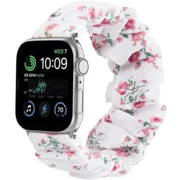 Scrunchie Elastisk armbånd Apple Watch SE 2022 (44mm) - Flower