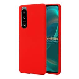 Liquid silikon skal Sony Xperia 5 III - China Red