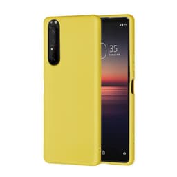 Liquid silikone cover Sony Xperia 1 II - Gul