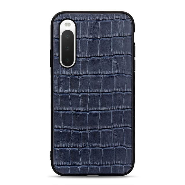 Krokodille læder cover Sony Xperia 5 IV - Blå