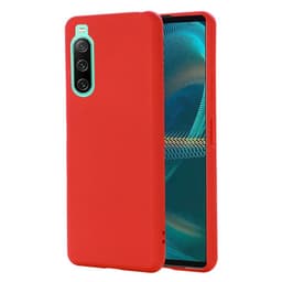 Liquid silikon skal Sony Xperia 10 IV - China Red