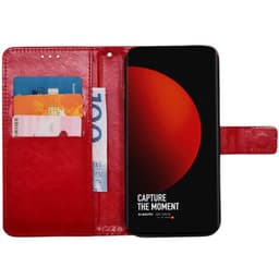 Mobil lommebok 3-kort Xiaomi 12S Ultra - Rød