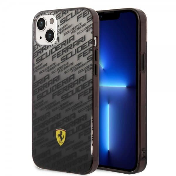 Ferrari iPhone 14 Plus Deksel Gradient Scuderia Svart