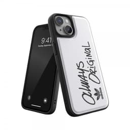 Adidas iPhone 14 Deksel Inlay Embroidery Case Hvit Svart