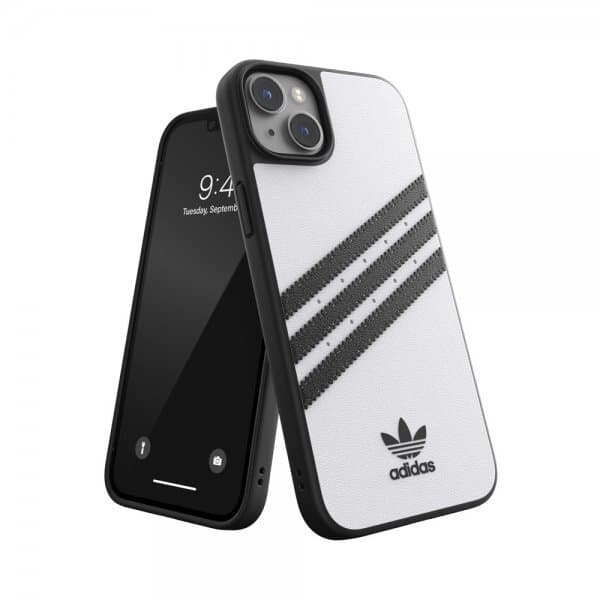 Adidas iPhone 14 Plus Skal 3 Stripes Snap Case Vit Svart
