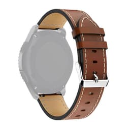 SKALO Ranneke nahkaa Samsung Watch 4 Classic 46mm - Ruskea