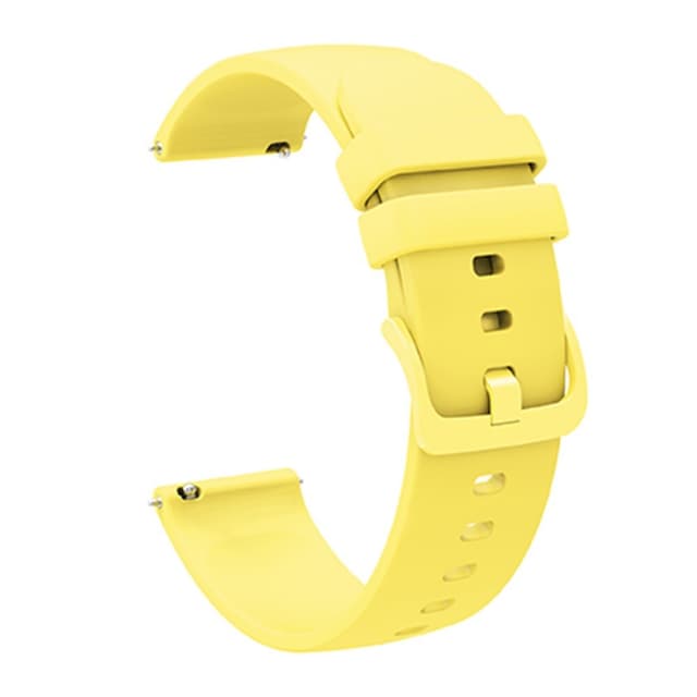 SKALO Silikonarmband till Garmin Venu Sq/Sq Music - Gul