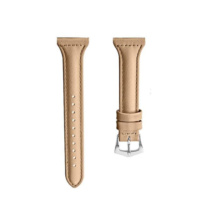 SKALO Läderarmband till Garmin Venu 2S - Beige
