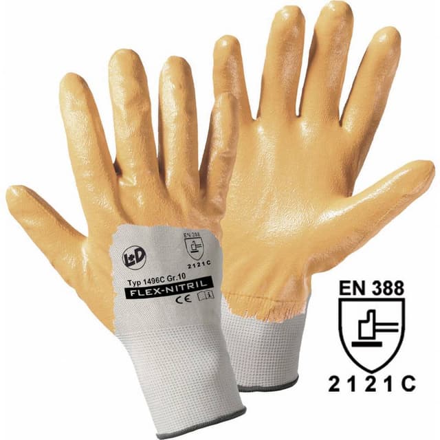 Polyester Arbetshandske Storlek (handskar): 8, M EN 388