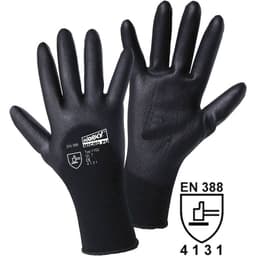L+D worky MICRO black2 1152 Nylon Arbejdshandske Størrelse (handsker): 11, XXL EN 388 CAT II 1 stk