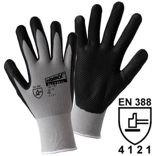 Nylon Arbetshandske Storlek (handskar): 8, M EN 388 CAT