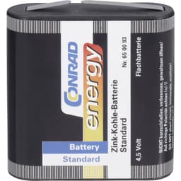 Conrad energy 3LR12 Fladt batteri Zink-kul 2000 mAh 4.5 V 1 stk