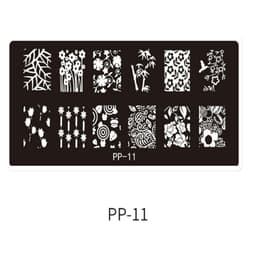 Sømprægeplade PP-03 Sort