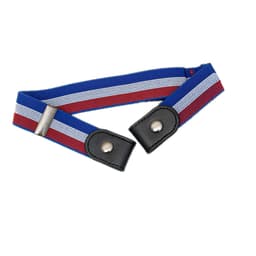 No Buckle Stretch Belt Spenneløst usynlig elastisk belte for jeansbukser Flerfarget