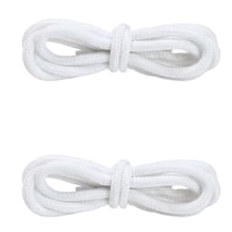 Pyöreät kengännauhat 5 paria Valkoinen 4 mm/1.5 m