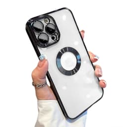 Kännykän kansi kamerasuojalla Musta iPhone 14