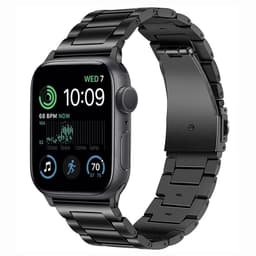 Rannekoru BEAD Titaani Apple Watch SE 2022 (40mm) - Musta