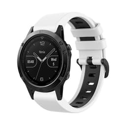 Armband till Garmin Fenix 5 22mm - Vit & Svart